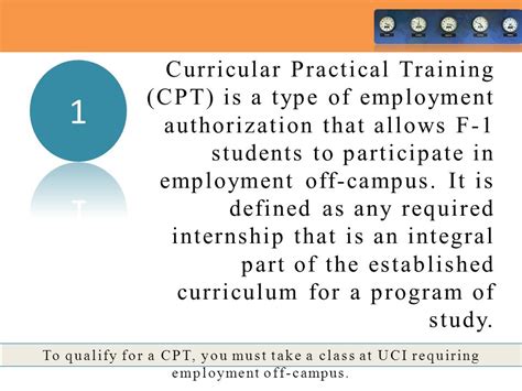 Curricular Practical Training Cpt Winter 2012 International Center