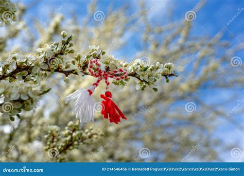 Bulgarian Symbol of Spring Martenitsa Bracelet. March 1 Tradition White and Red Cord Martisor ...