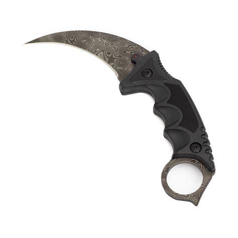 Premium Karambit Damascus Steel Real Cs2 Custom Made Irl By Lootknife