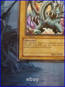 Yu Gi Oh Blue Eyes White Dragon St Edition Ske Near Mint Blue