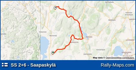 Ss Saapaskyl Stage Map Finnsco Ralli Ralli Sm Rally