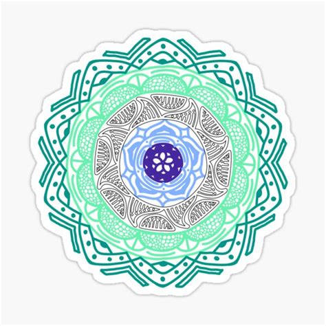 Gay Man Mlm Pride Mandala Sticker For Sale By Salty Parabola Redbubble