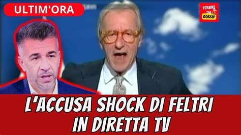 L ACCUSA SHOCK DI VITTORIO FELTRI A GINO CECCHETTIN IN DIRETTA TV