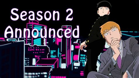 Mob Psycho 100 Season 2 Announced Youtube