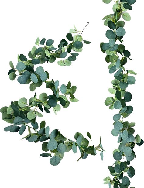 Amazon Artiflr 3Pack Artificial Eucalyptus Garland 6 Ft Faux Silk