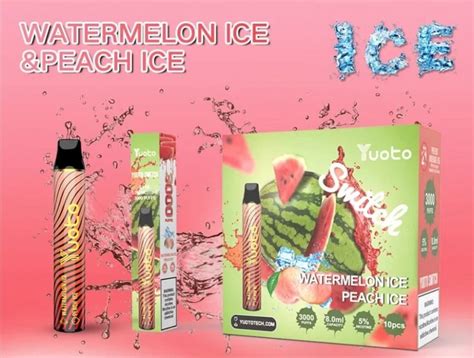 Buy Yuoto Watermelon Ice Peach Ice Disposable Vape From Aed