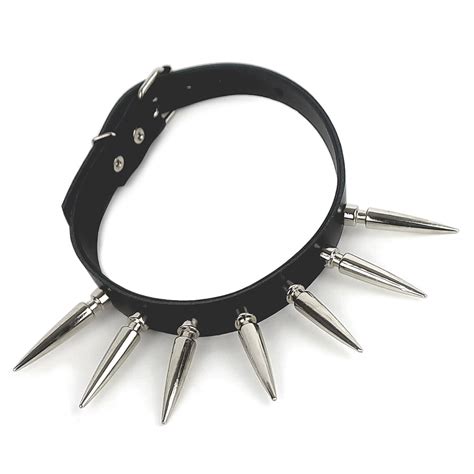 Choker Com Spikes Grande Extreme Art