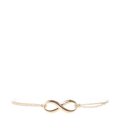 Tiffany 18k Yellow Gold Infinity Bracelet 204467 Fashionphile