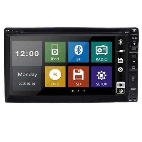 Sell Double Din Car Dvd Cd Mp Player Touch Screen In Dash Stereo