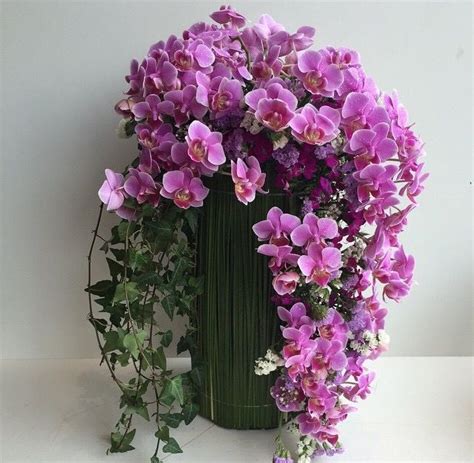 Purple Orchid Floral Arrangement