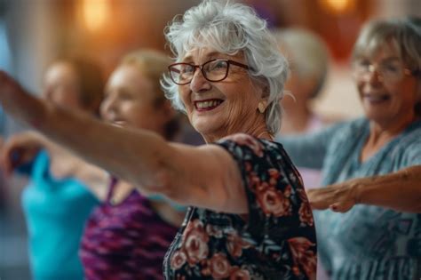 Premium Photo Photograph Of A Joyful Group Of Seniors Dancing