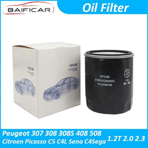 Baificar Filtro De Aceite Para Motor De Coche Limpiador De Alta