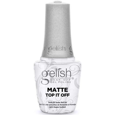 Gelish Matte Top It Off Soak Off Sealer Gel Cruelty Free Gel Polish