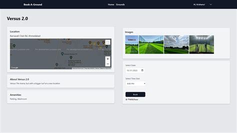 Github Krisgoswamiground Booking App A Ground Booking App Using The
