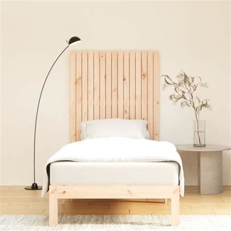 Tête de lit murale en bois massif de pin OMABETA 95 5x3x110 cm