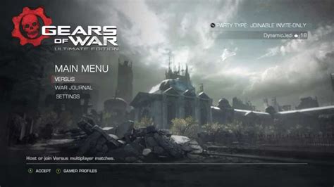 Gears Of War Ultimate Edition Beta Menu Youtube