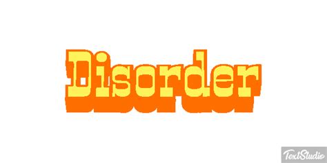 Disorder Word Animated  Logo Designs