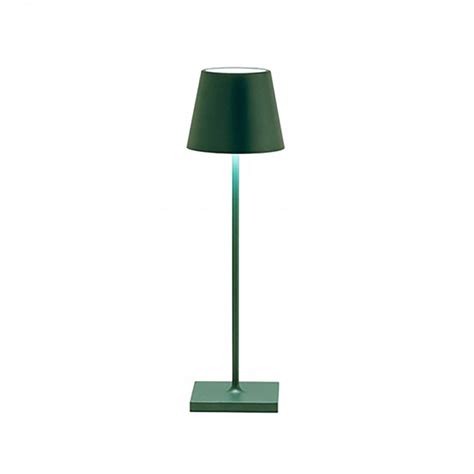 Lampada Da Tavolo Poldina Pro Verde Scuro Poldina