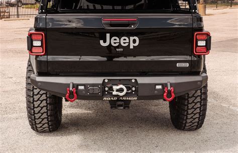 Stealth Rear Winch Bumper 9500lb Remote Winch Texture Black 2020