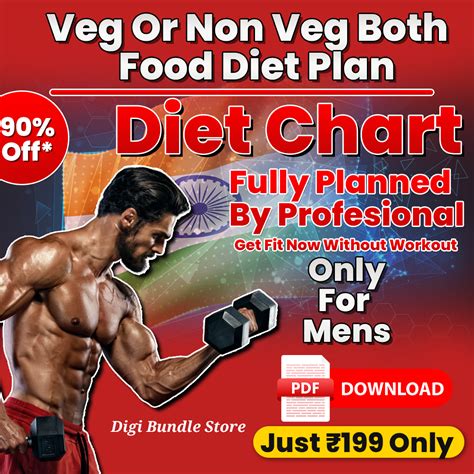 Veg And Non Veg Diet Plan For Men Digi Bundle Store