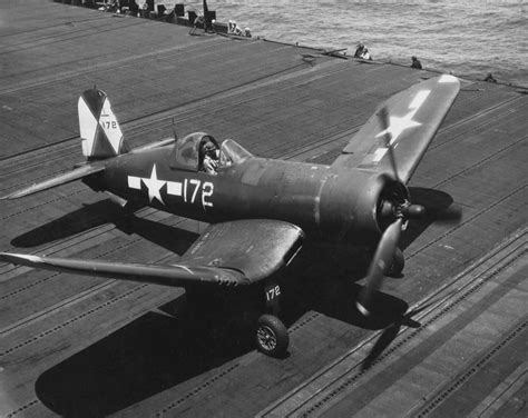 Asisbiz Vought F U D Corsairs Vbf White Aboard Uss Essex