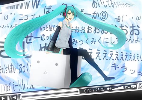 壁紙、ボーカロイド、初音ミク、髪、アニメ、少女、ダウンロード、写真