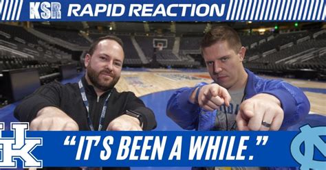 KSR Rapidly Reacts to Kentucky's huge win over No. 9 North Carolina