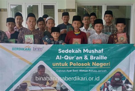 Santri Di Pelosok Negeri Mengakses Al Quran Dan Braille Yang Layak