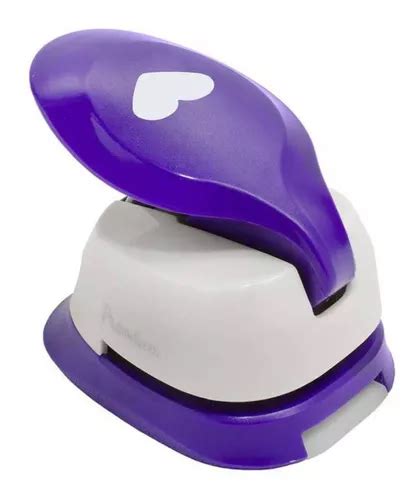 Furador Regular Alavanca Eva Cora O Mm Toke E Crie Cor Roxo Branco