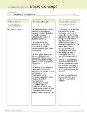 Ch Fecal Occult Blood Test Ati Practice Template Review Material And