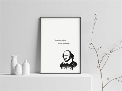 William Shakespeare Quote Poster Print Wall Art Home Decor Etsy