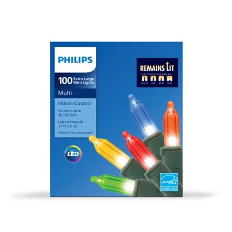 Philips LED Multi Color Extra Large Remains Lit Indoor Outdoor Mini