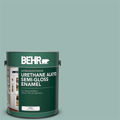 Behr Gal Ppu Opal Silk Urethane Alkyd Semi Gloss Enamel