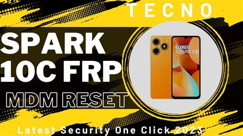 Tecno Spark Pro Frp Unlock Android New Security Tecno K