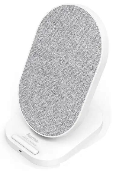 Hama Qi Fc S Fabric Wireless Charger Instruction Manual