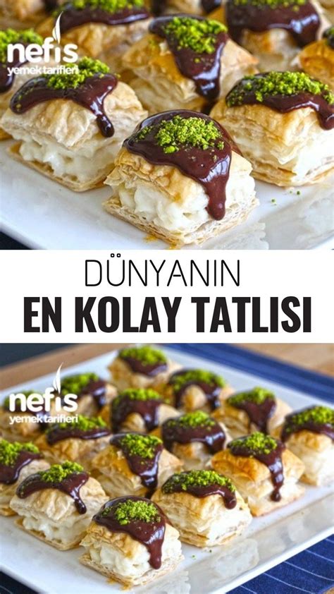 Kolay Tatlı Tarifleri Resimli