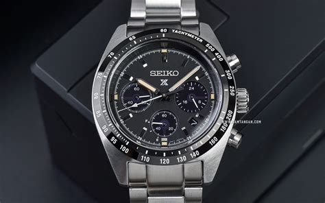 Seiko Prospex Ssc819p1 Speedtimer Solar Chronograph Black Dial