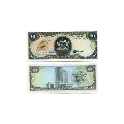 Banknote Collection Trinidad Tobago Pick Number Dollar La