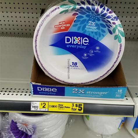 Dixie Paper Plates Only 092 Each At Dollar General Extreme Couponing