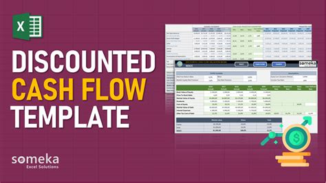 Discounted Cash Flow Excel Template Dcf Valuation Template