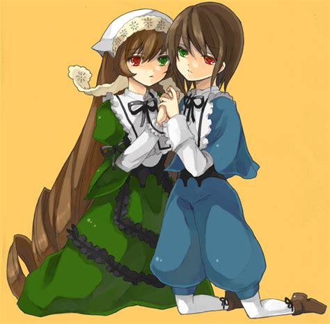 Suiseiseki And Souseiseki Rozen Maiden Drawn By Lowe Slow Danbooru