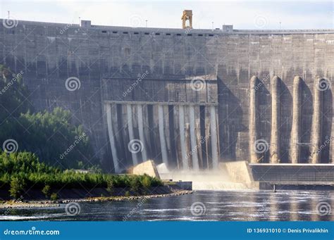Dam of the Sayano–Shushenskaya Hydro Power Plant Stock Photo - Image of ...