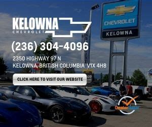 Kelowna Chevrolet - Chevrolet, Service Center, Used Car Dealer - Dealership Ratings