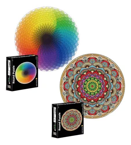 Puzzle Rompecabezas Circular 1000 Piezas Mandala Cromatico