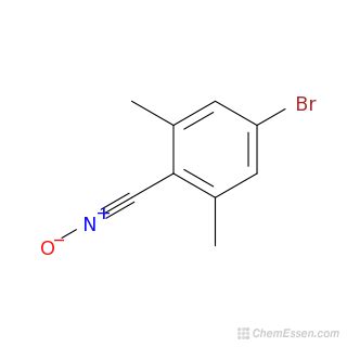 Benzonitrile 4 Bromo 2 6 Dimethyl N Oxide Structure C9H8BrNO