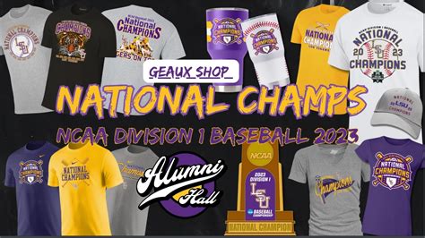 The Gear: LSU Baseball 2023 NATIONAL CHAMPIONS! | TigerBait.com