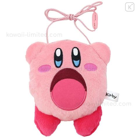 Japan Kirby Plush Neck Pouch Bag - Big Mouth | Kawaii Limited