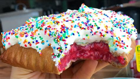 Healthy Frosted Raspberry Protein Pop Tart Recipe With 32g Protein