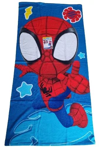 Toalla Playa Playera Marvel Spidey Spiderman Disney Junior Cuotas Sin