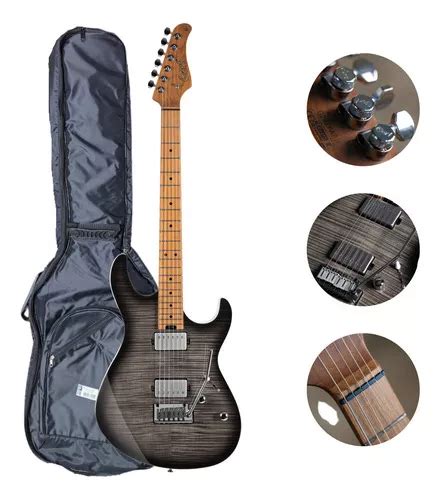 Guitarra eléctrica Cort CR Series G290 FAT II superstrato de ceniza de